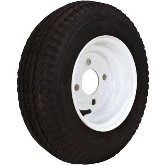 Loadstar Tires 30040 Bias Tire and Wheel (Rim) Assembly 480/400-8 4 Hole