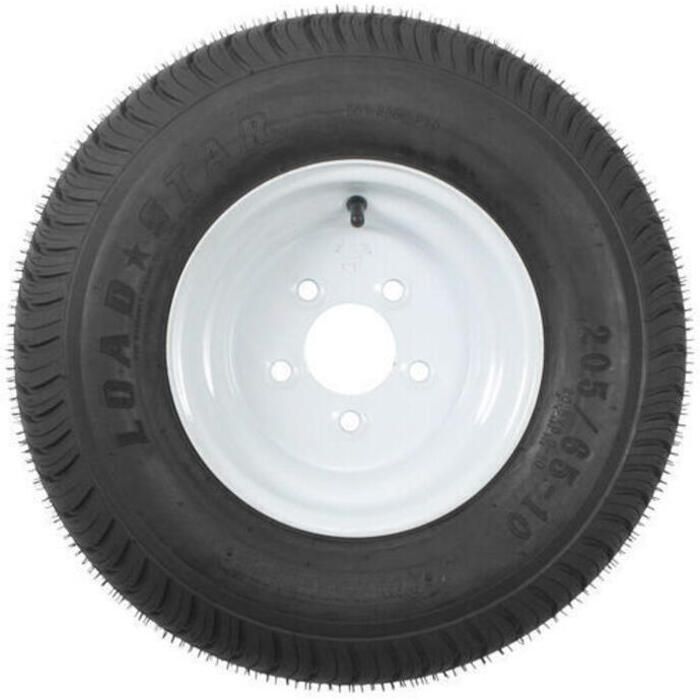 Loadstar Tires 3H480 Bias Wide Profile Tire & Wheel (Rim) Asm 205/65-10 5 Hole