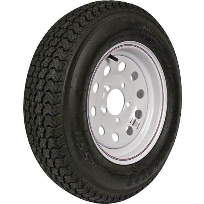 Loadstar Tires 3S052 Bias Tire & Wheel (Rim) Asm ST175/80D-13 5 Hole B Ply