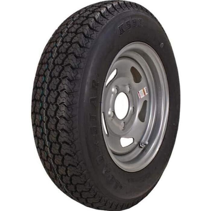 Loadstar Tires 3S464 Bias Tire & Wheel (Rim) Asm ST205/75D-14 5 Hole C Ply
