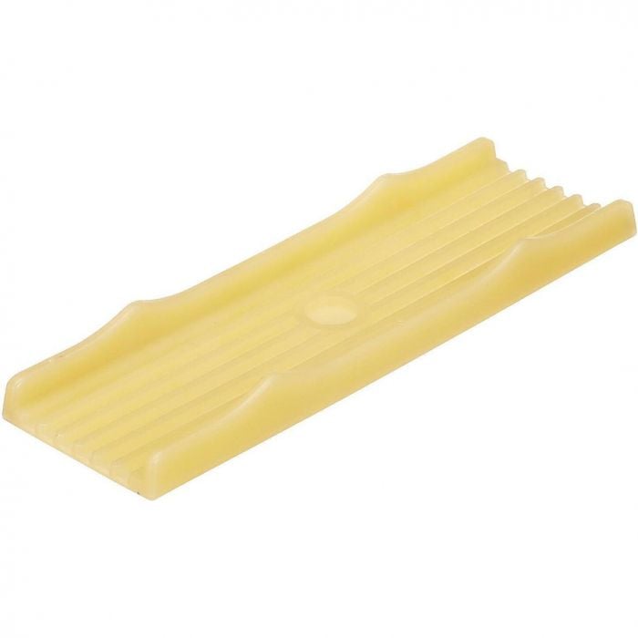 Seachoice 50-56640 Non-Marking TP Yellow Rubber Keel Pad 12" L x 3-1/2" W x 1" H
