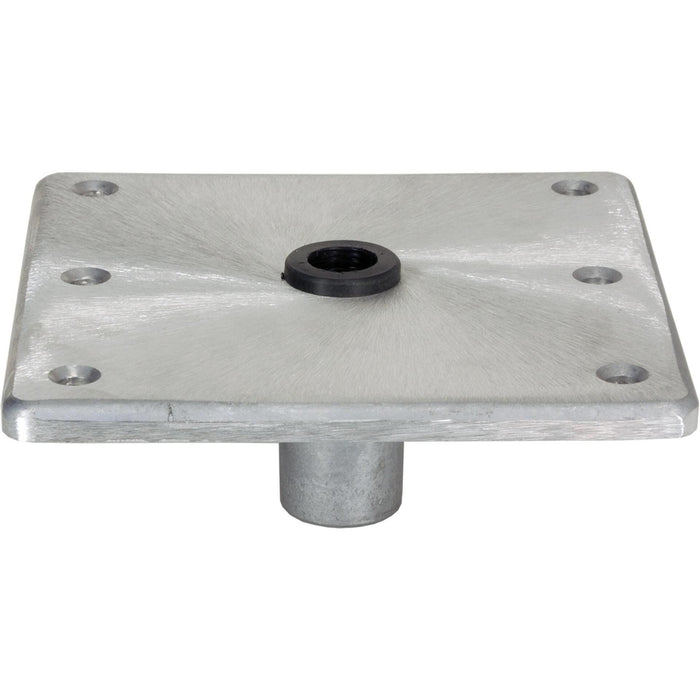 Springfield 1620016 KingPin 7" x 7" Square Aluminum Base, Satin Finish