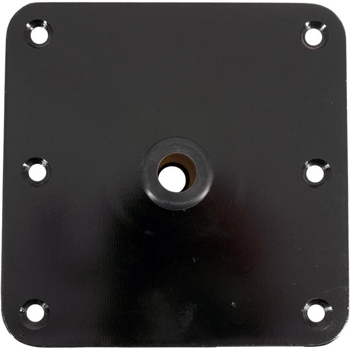Springfield 3630020 King-Pin 7" x 7" Threaded Square Steel Base, E-Coat Finish