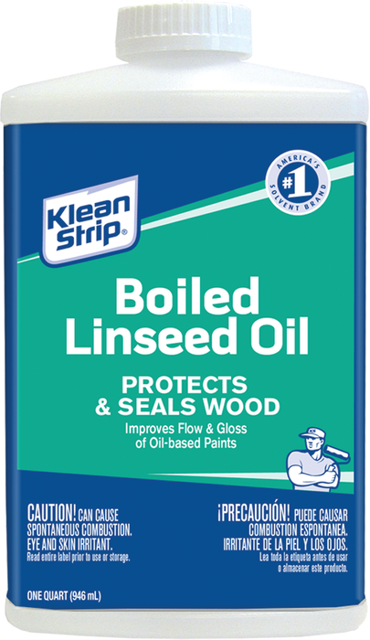 Klean Strip QKLO146 Boiled Linseed Oil, Quart