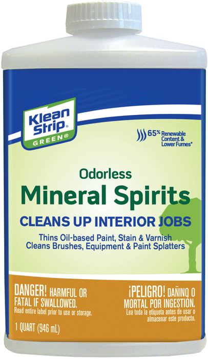 Klean Strip QKSP945 QKEP945 Odorless Mineral Spirits, Qt