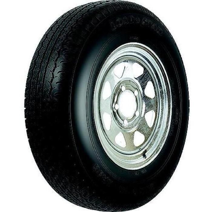 Loadstar Tires 32201 Radial Tire & Wheel (Rim) Asm ST215/75R-14 5 Hole C Ply