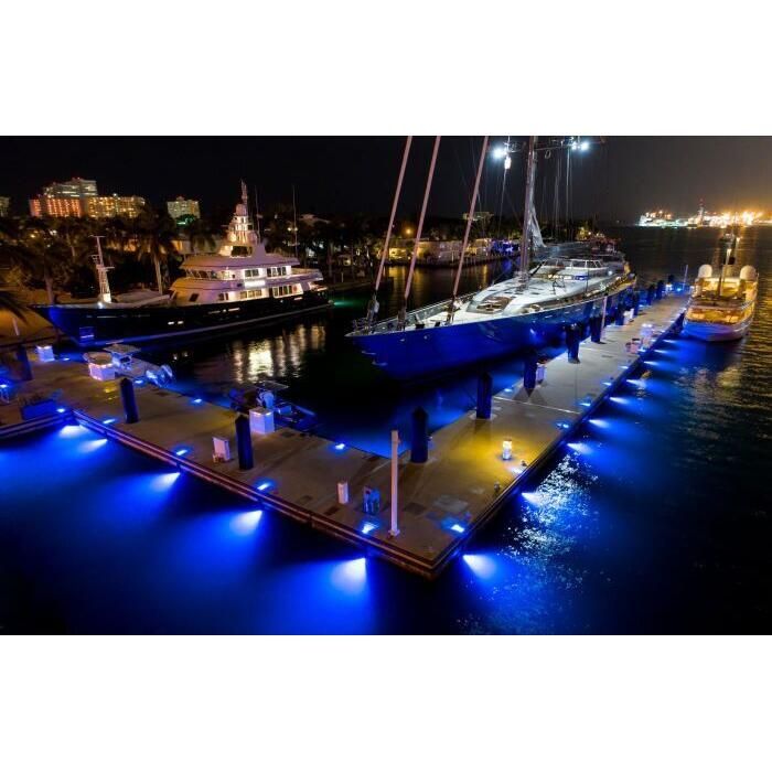 Lumitec 101636 Kraken Dock Lighting System, Bronze, Dual Color White/Blue