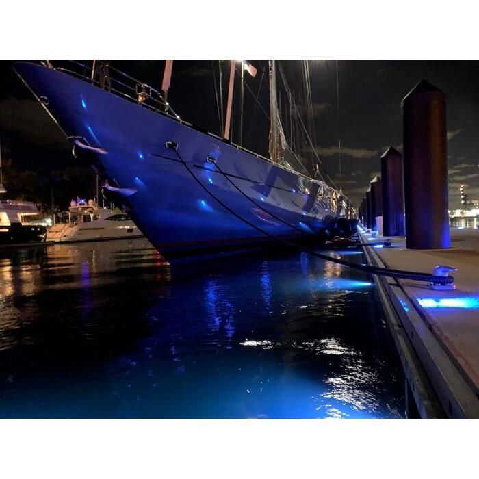 Lumitec 101636 Kraken Dock Lighting System, Bronze, Dual Color White/Blue