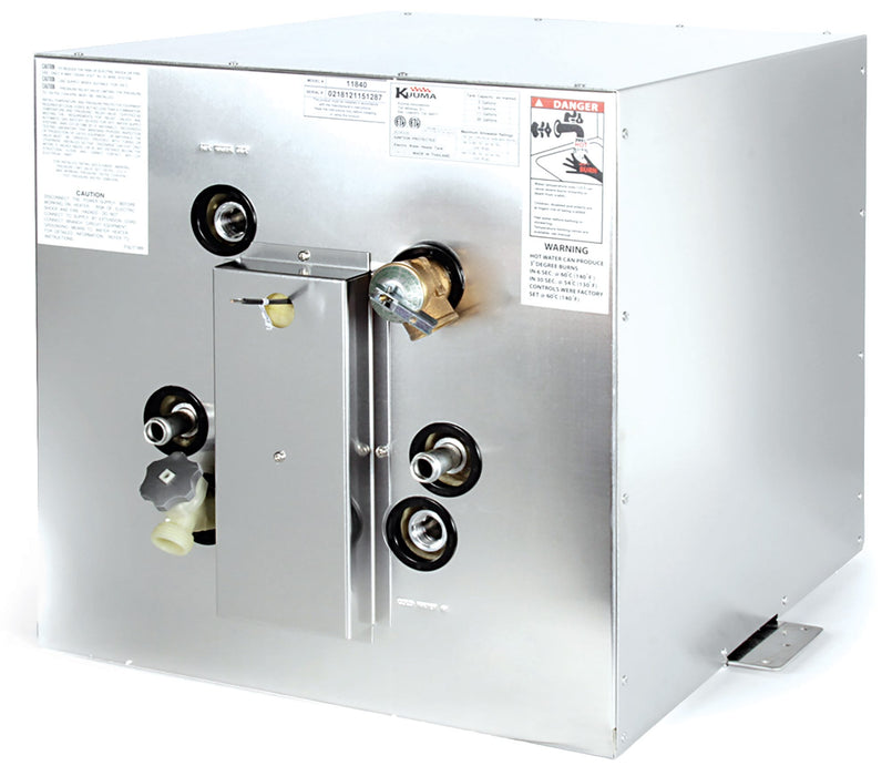 Kuuma 11840 11 Gallon, 120V Electric Water Heater Side Mt w/Front Exchanger