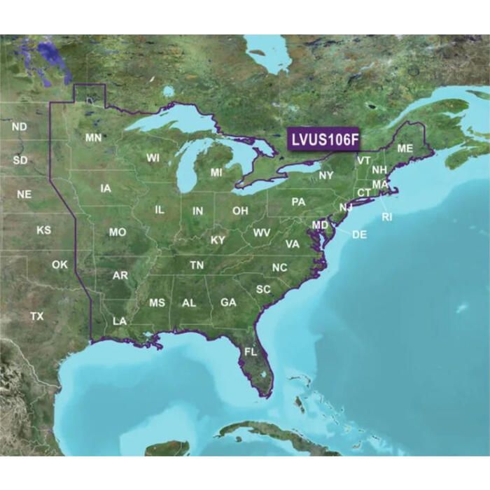 Garmin 010-C1204-00 Lakevu G3 Ultra Chart, U.S. East