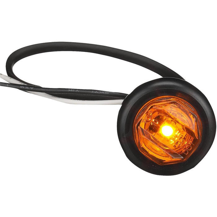 Seachoice MCL12AKSCH 52671 LED 3/4" Mini Sealed Marker/Clearance Kit Amber