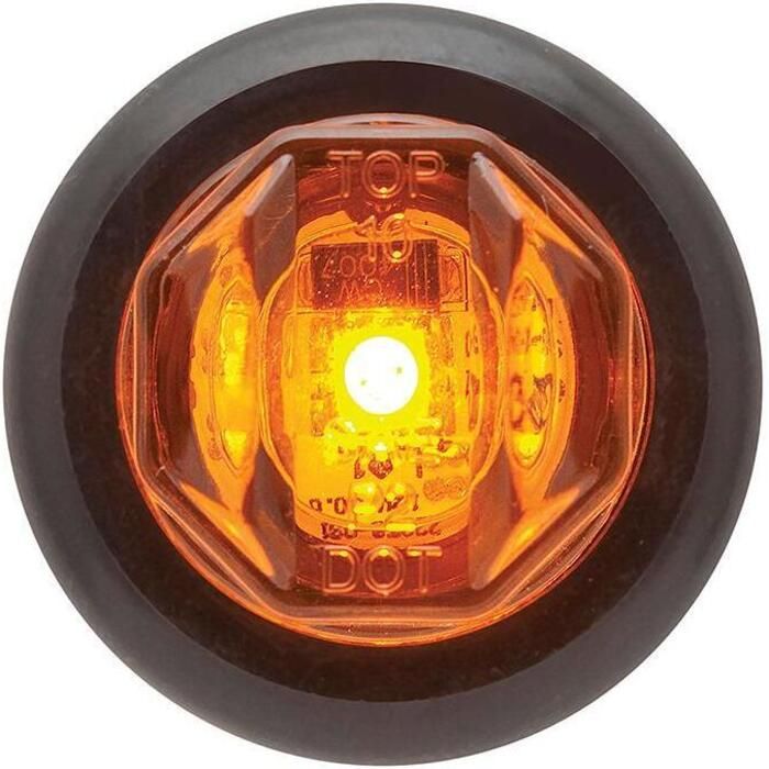 Seachoice MCL12AKSCH 52671 LED 3/4" Mini Sealed Marker/Clearance Kit Amber