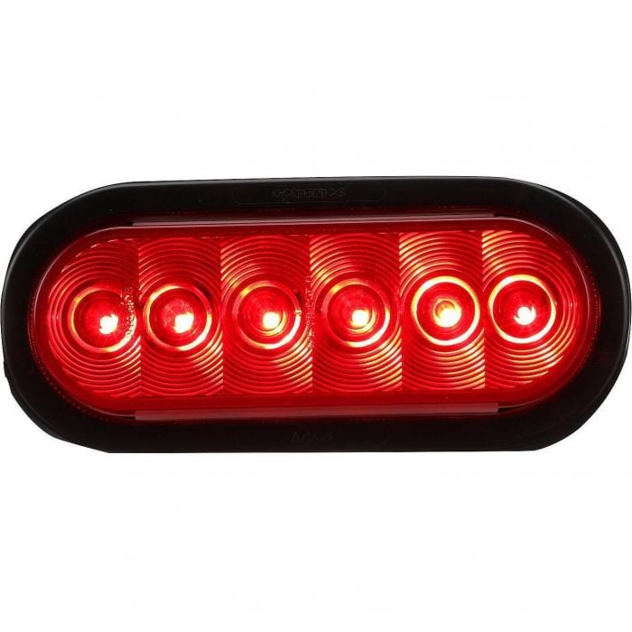 Seachoice STL12RKSCH 52831 LED 6" Oval Sealed Tail Light Kit For Flush Mount