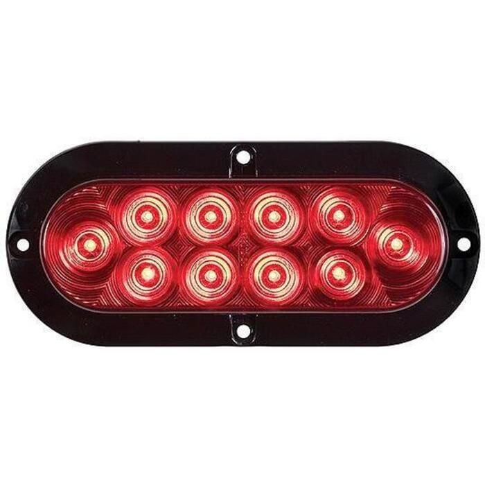 Seachoice STL78RKSCH 52841 LED 6" Oval Sealed Lights For Surface Mount