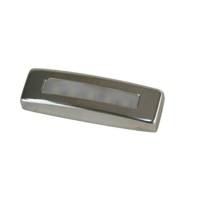 Scandvik 41381P LED 12V Courtesy Lights With Polished Stainless Steel Trim