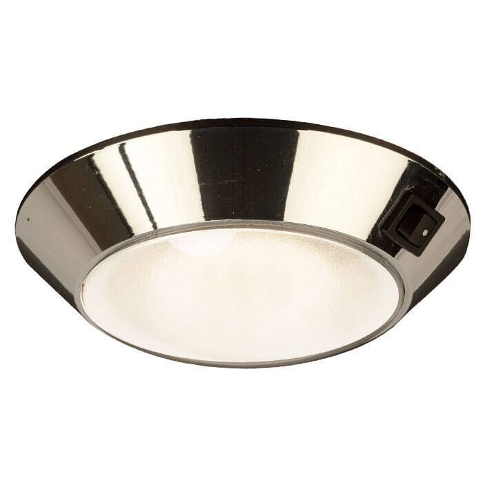 Sea Dog 401725-1 SeaDog Plastic LED 12V Dome Light w/ On / Off Switch, #8 Fastener