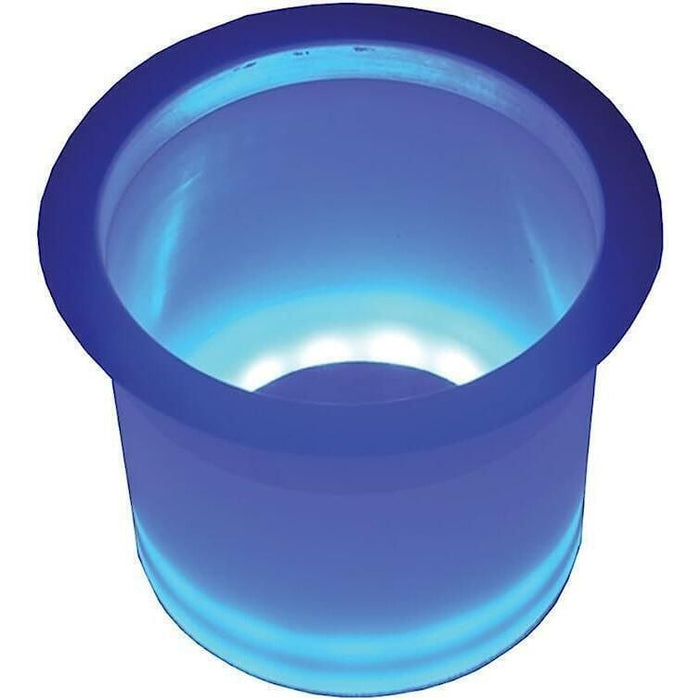 TH Marine LED-LCH-BU-DP T-H Marine Waterproof Blue LED Lighted Rim Drink Holder