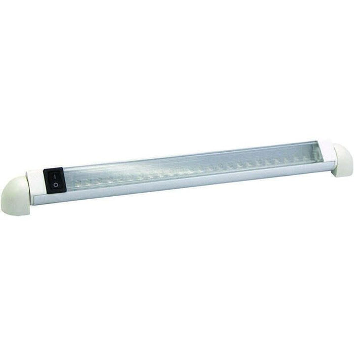 TH Marine LED-51858-DP T-H Marine LED Rotating Rail Light w/ Switch, Cool White LEDs
