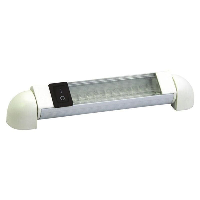 TH Marine LED-51857-DP T-H Marine LED Rotating Rail Light w/ Switch, Cool White LEDs
