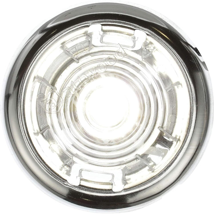 Attwood 6342SS7 1-1/2" White Interior/Exterior Light w/SS Bezel
