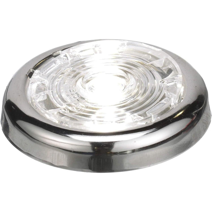 Attwood 6342SS7 1-1/2" White Interior/Exterior Light w/SS Bezel