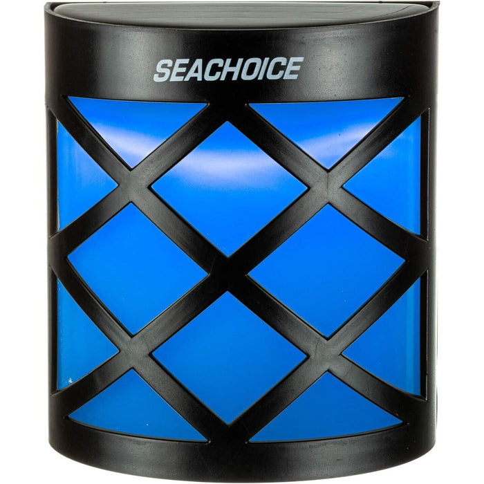Seachoice 3708 Solar Dock Light, Round LED, for Boats/Driveways/Stairs/Pathways, 4"W x 4-3/8"H