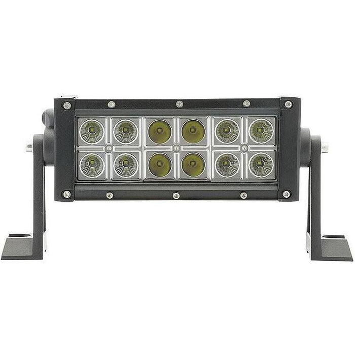 Seachoice UCL23CBSCH 51701 LED Spot/Flood Light Bar, Black Housing, 12 LEDs, 7.25", 12/24V