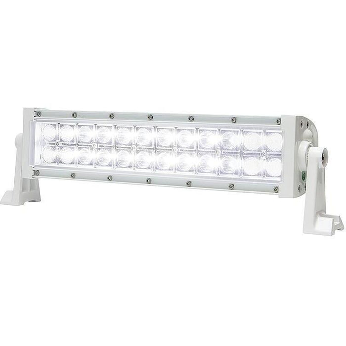 Seachoice UCL21CWSCH 51683 LED Spot/Flood Light Bar, White Housing 24 LEDs, 13.6", 12/24V