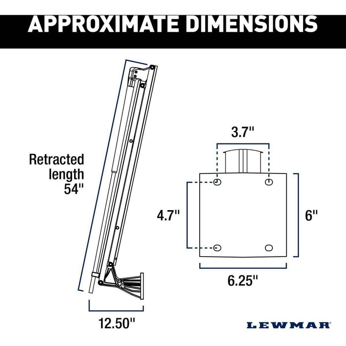Lewmar 69600943 Axis Shallow Water Anchor, White