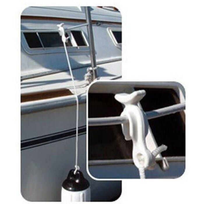 Taylor Made Products 1096 Taylor Lifeline Fender Clips for 3/16" to 1/4" Rope (2, per pack)