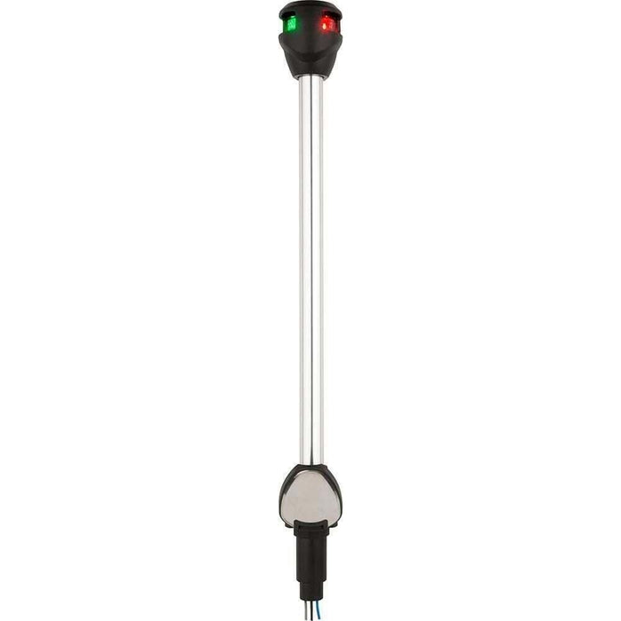 Attwood NV6LC2-14-7 LightArmor Bi-Color LED Navigation Pole Light, 14" Straight w/Task Light