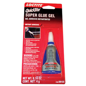 Loctite QuickTite Super Glue Gel Adhésif instantané 4,0 grammes