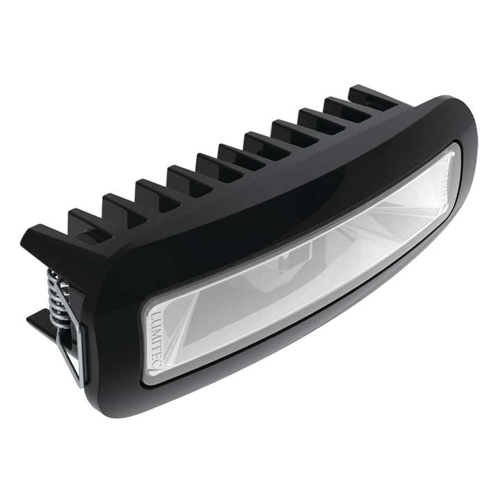 Lumitec 101729 Capri3 Flush Mount LED Flood Light, Black Housing, Spectrum (RGBW)