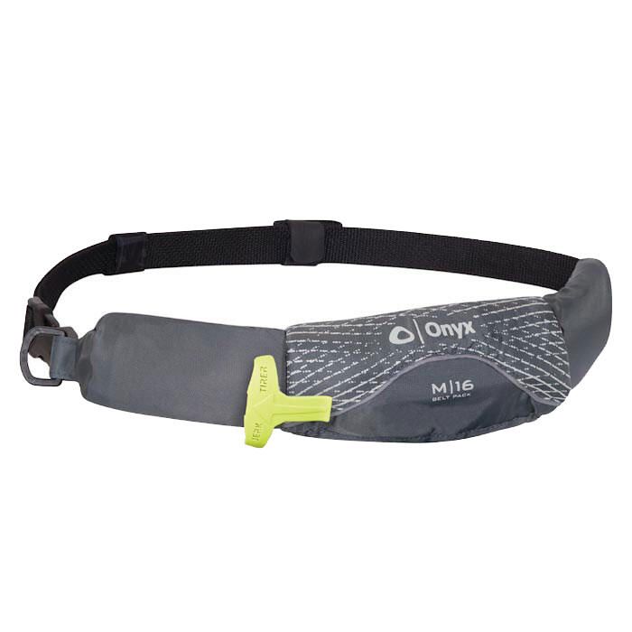 Kent 130900-701-004-19 Onyx M-16 Manual Inflatable Belt Pack, Grey