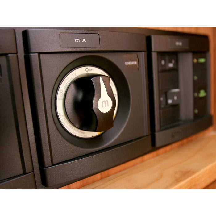 Blue Sea 6011200-BSS 6011200 M Series Dual Circuit Plus On-Off-Both Battery, Switch, Black