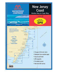 Maptech Waterproof Chartbook New Jersey Coast