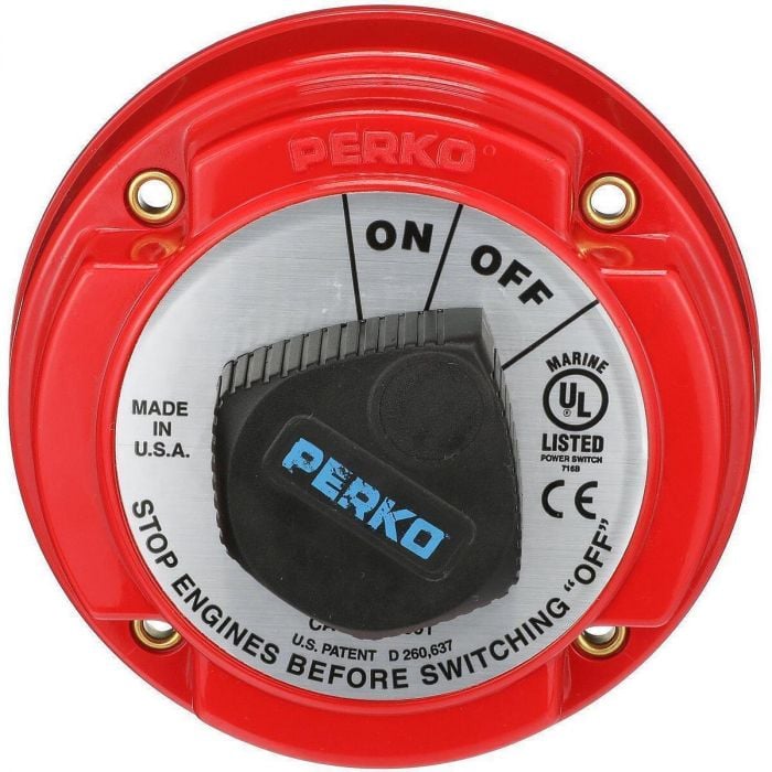 Seachoice 11551 Battery Select Switch, Disconnect Isolator Cutoff, 12 -50V