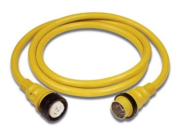 Marinco 50A 125V Shore Power Cable - 50' - Yellow