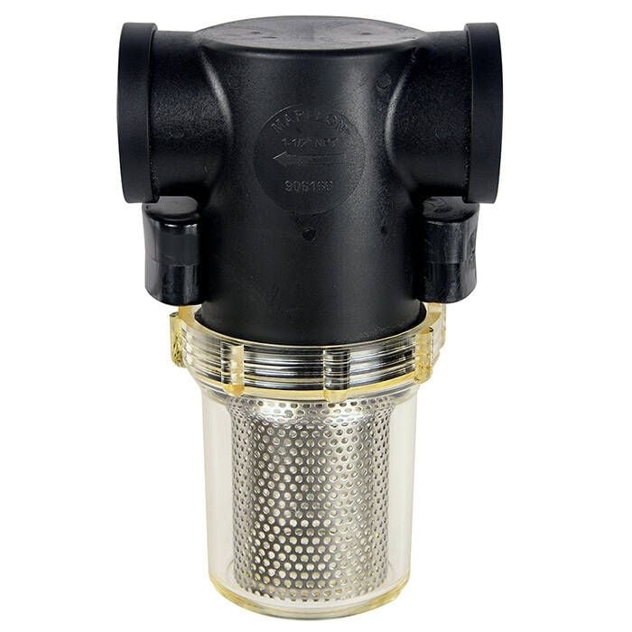 Forespar 906166 T150 Marelon Raw Water Strainer, 1-1/2"