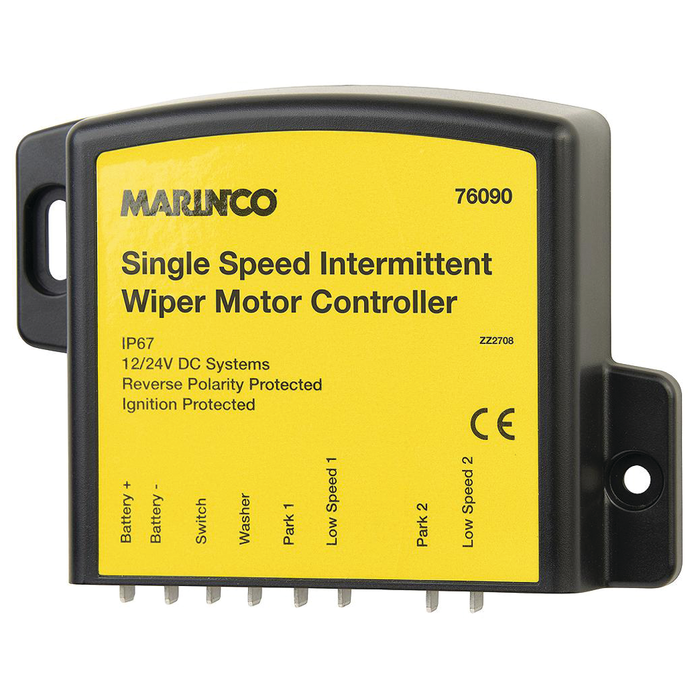 Marinco 76090 Single Speed Intermittent Wiper Motor Controller