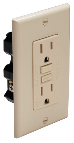 Marinco 1591-FI Ground Fault Circuit Interrupter (GFCI), Ivory