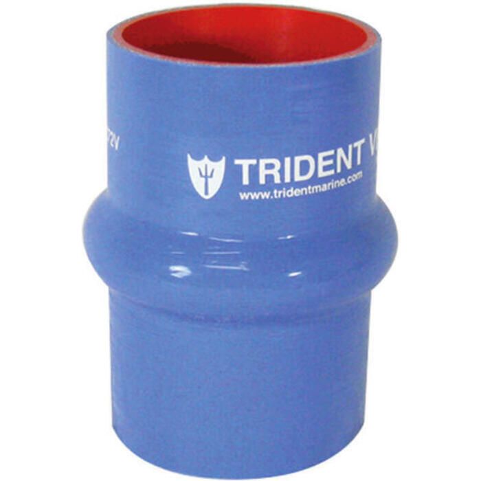 Trident Marine 272V4000 Series Silicone Reinforced Wet Exhaust Hump Hose Bellow, 4" 6" without T-Bolt Clamps
