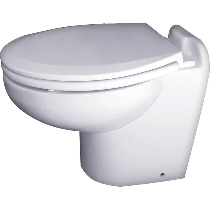 Raritan 220HS01201 Marine Elegance Angled Back, Fresh Water & Remote, 12V Toilet, White