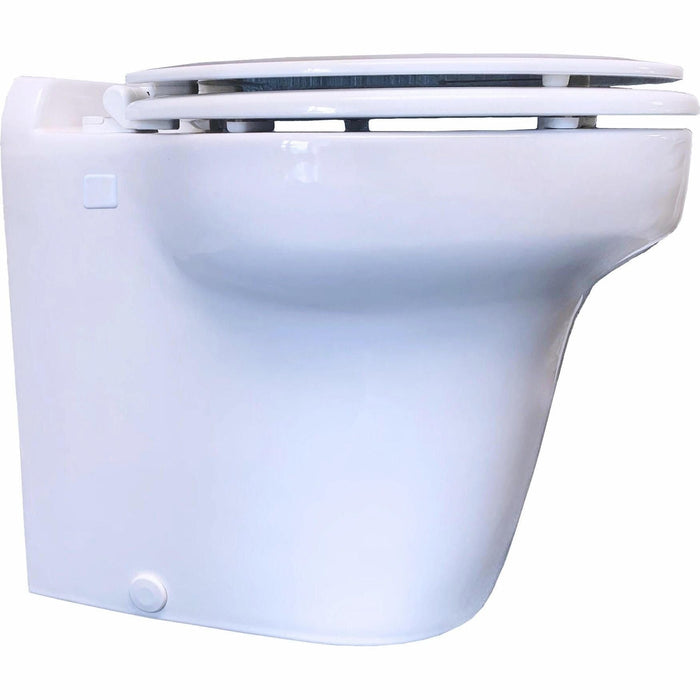 Raritan 241EF024 Comfort Height Marine Elegance w/Pressurized Freshwater & Smart, Toilet Control White 24V