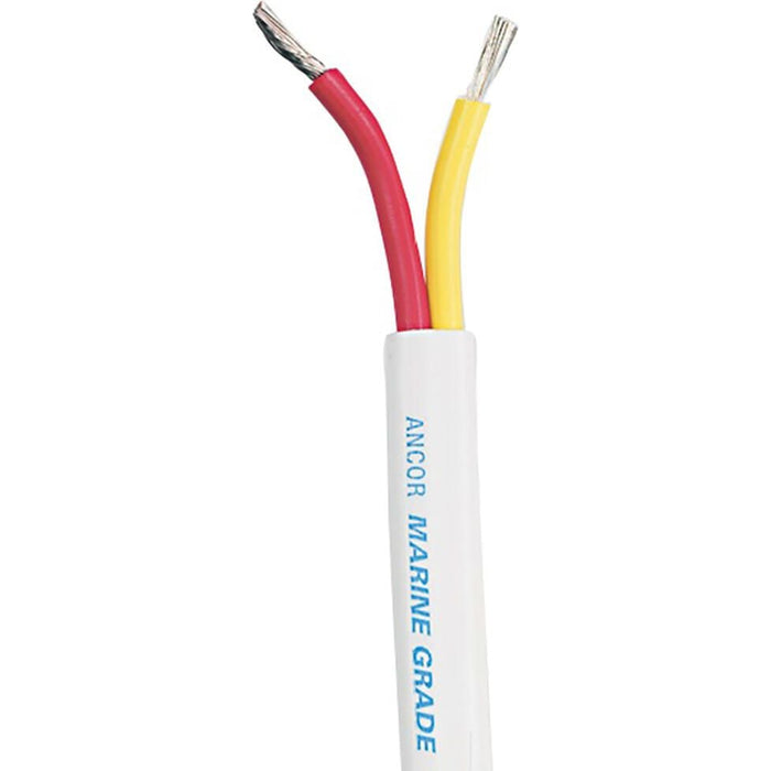 Ancor 123710 Safety Duplex Cable 6/2 AWG Red/Yellow Flat 100'