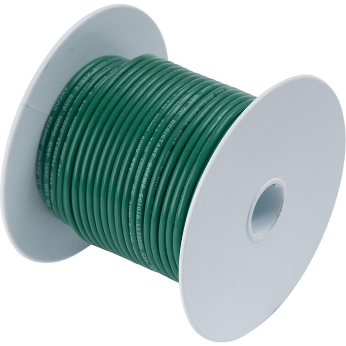 Ancor 108325 Marine Grade Tinned Copper Primary Wire, #10 AWG, 250', Green