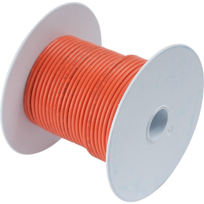 Ancor 108510 Marine Grade Tinned Copper Primary Wire, #10 AWG, 100', Orange