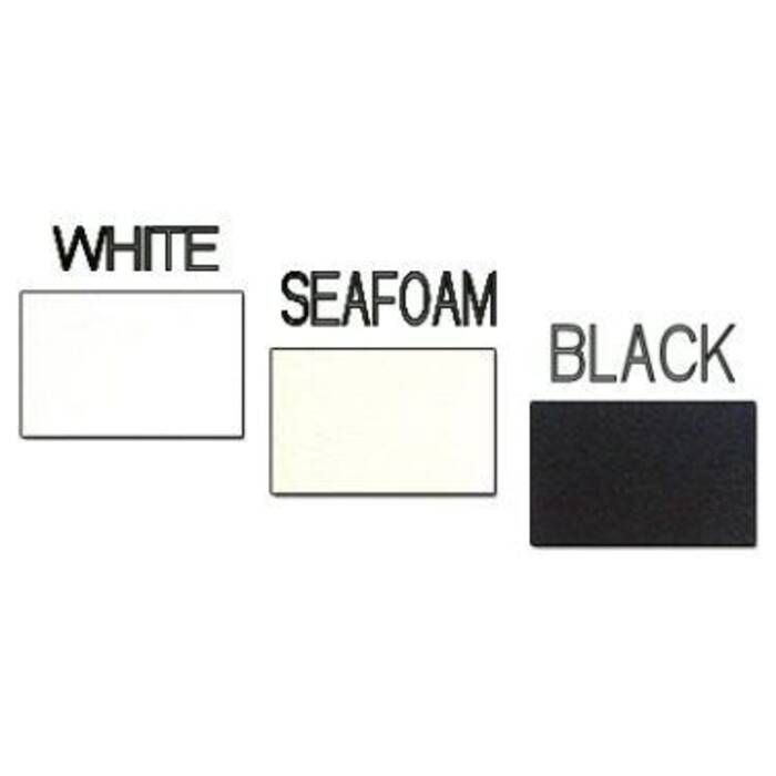 King 2427BK34 Starboard 24" x 27" x 3/4" Black