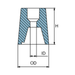 CMP CMAN230 – Propeller Nut Zinc Anodes for Beneteau, 30 mm
