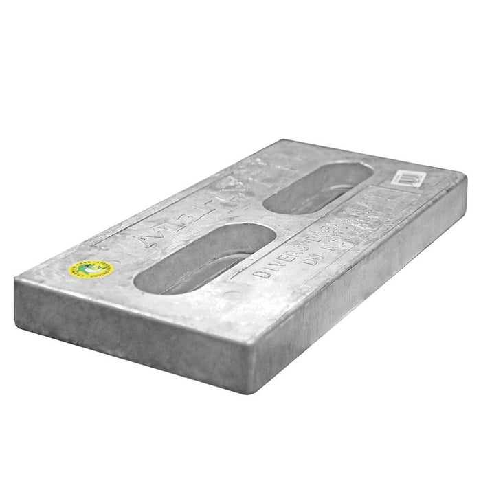Martyr CMDIVERHA Hull Anode 1" x 6" x 12", Aluminum